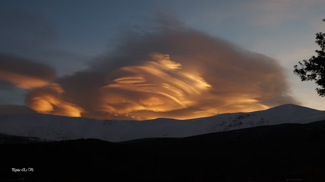Nubes Lenticulares, Jérez del Marquesado, senderismo, trekkingPicón,Sierra Nevada