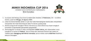 Mimix Indonesia Cup 2016 Sumatera