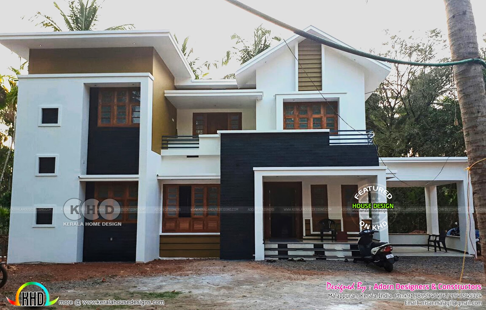 3D vs Real home design - Kerala home design and floor ...