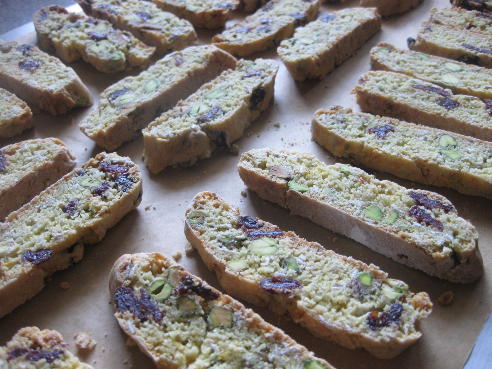 Northeast Locavore Pistachio and DriedCherry Biscotti from the new