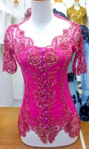 Model kebaya lengan pendek terbaru Model kebaya lengan pendek terbaru