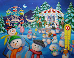 Snowman Carnival 200 Piece Puzzle