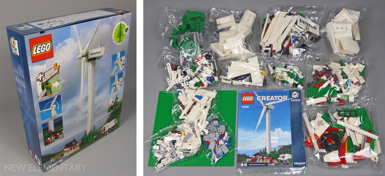 Mikroprocessor inkompetence Mappe LEGO® Creator Expert 10268 Vestas Wind Turbine | New Elementary: LEGO®  parts, sets and techniques