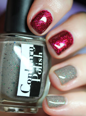 Blue-Eyed Girl Lacquer and Contrary Polish Destination Duo nail polish Meet Me Under the Marquee and Special Selection.