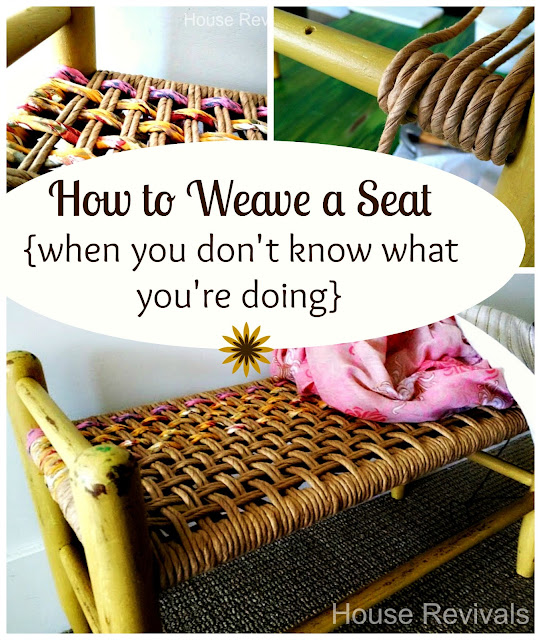 My husband has a running joke about my love affair with "broken chairs