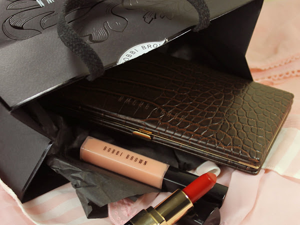 Bobbi Brown Red Lipstick and Sheer Color Lip Gloss Almost Pink Swatches & Review