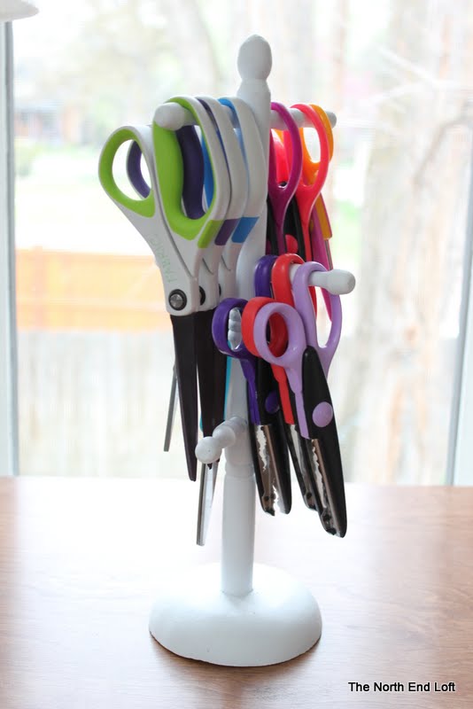The North End Loft Scissors Storage