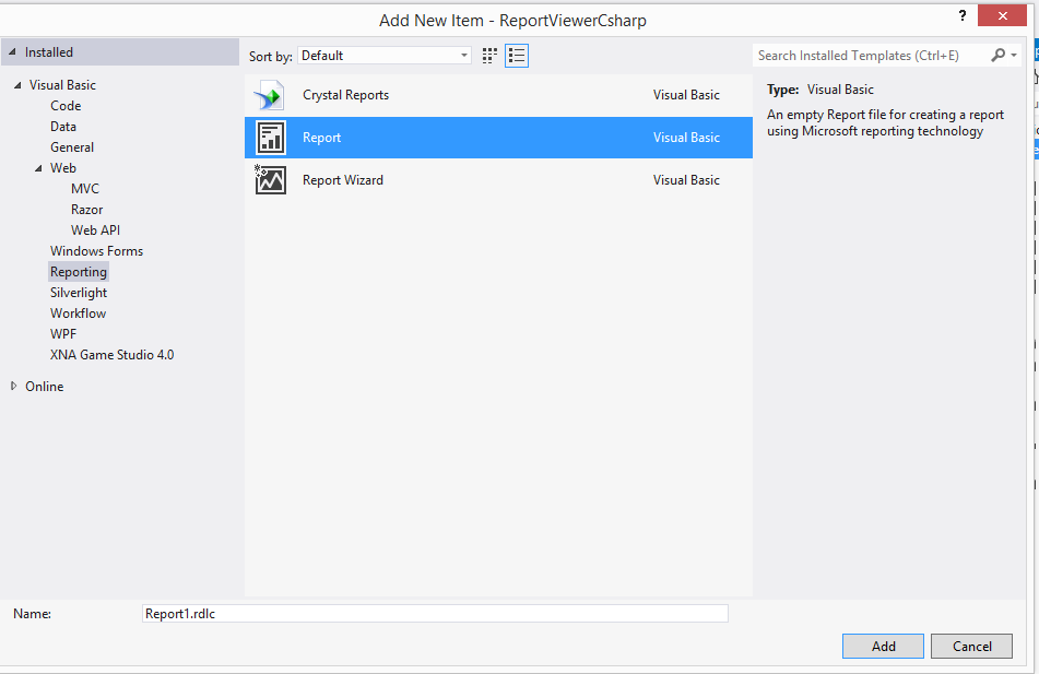 Using Report Viewer with Dataset Csharp and vb geeksprogrammings
