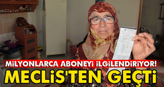 Kayıp-kaçak bedeliyle ilgili önemli gelişme