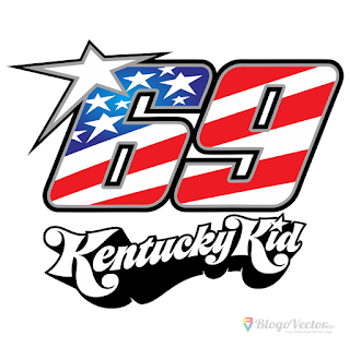 Nicky Hayden #69 Logo vector (.cdr)