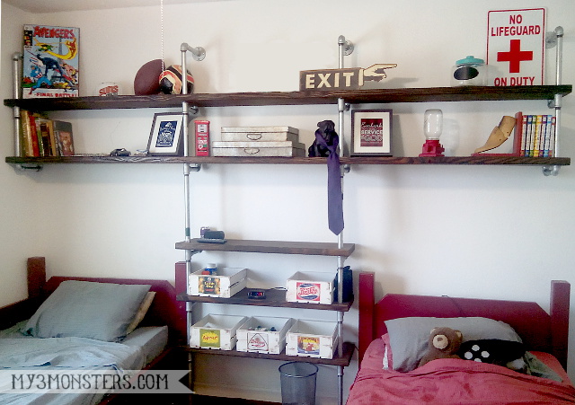My experience building an industrial pipe shelving unit at / -- it's easier than you might think!