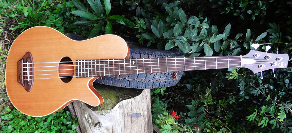 Bajo Acústico 5 cuerdas - Batan Luthier