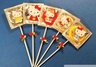 Hello Kitty Beautiful: Hello kitty condoms