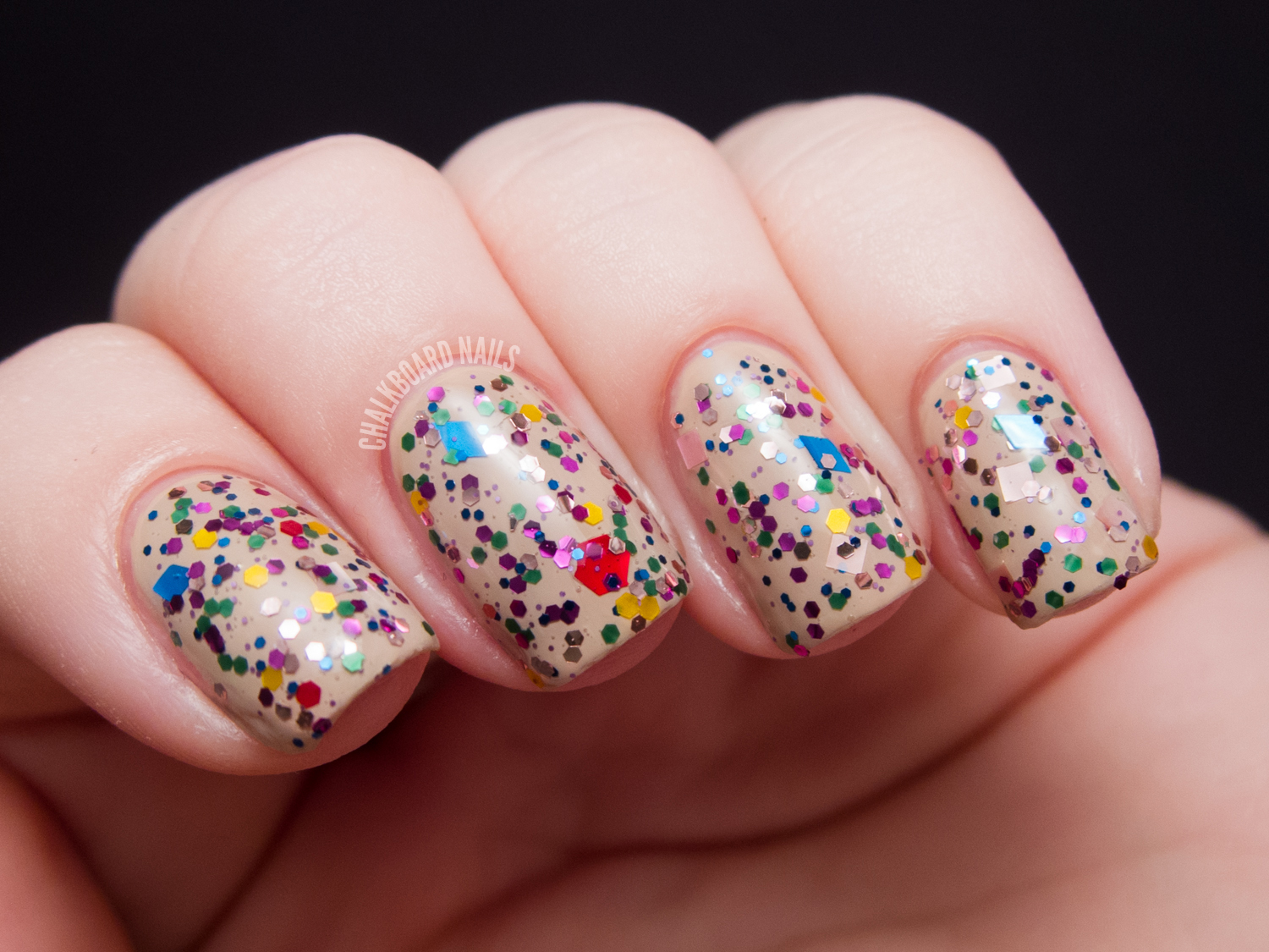 The Pretty and Polished Mathematical! Collection | Chalkboard Nails ...