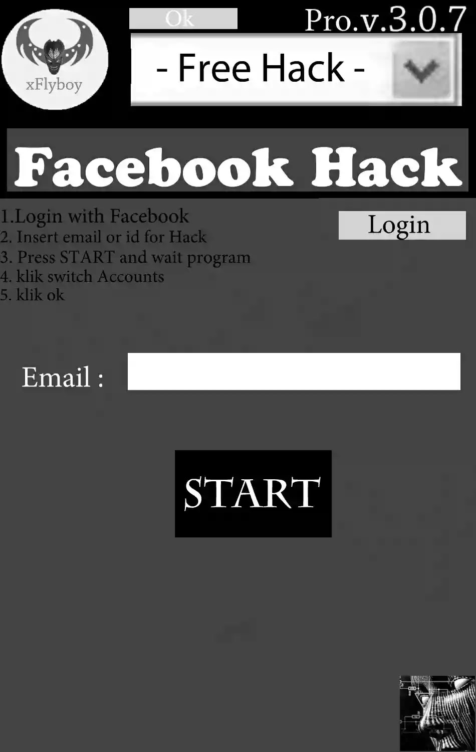Aplikasi hack akun facebook terbaru
