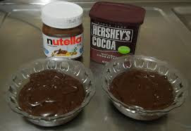 Brigadeiro de Nutella Recheios para bolo e bolo no pote