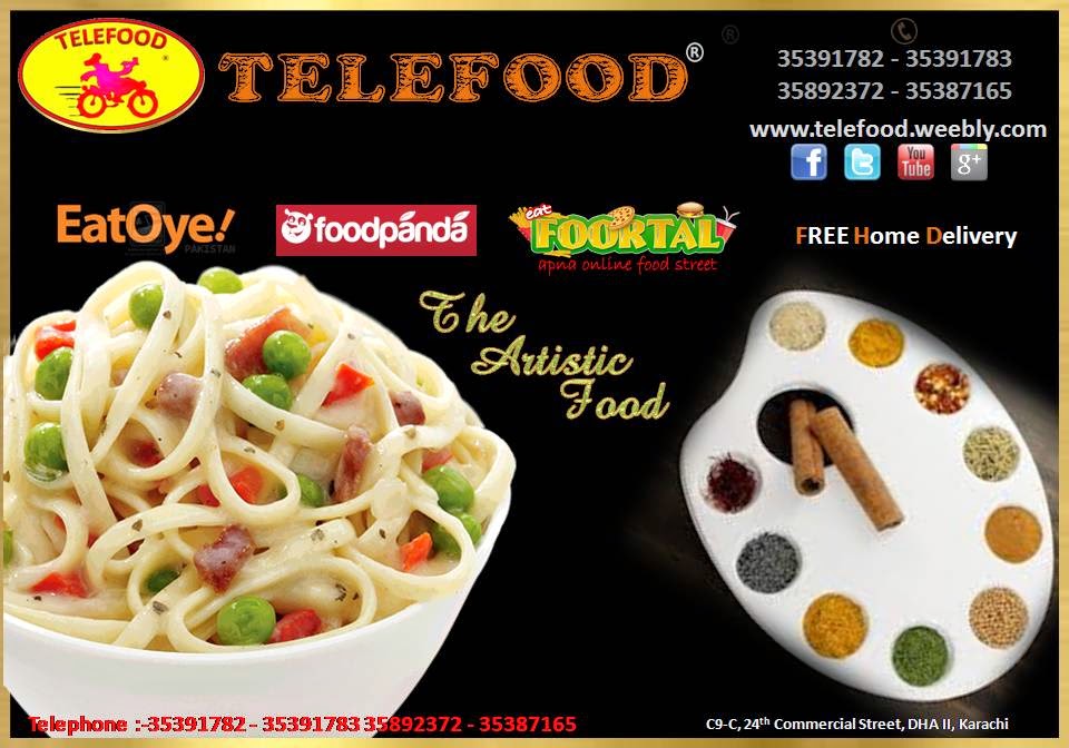 Fast food home delivery! Karachi