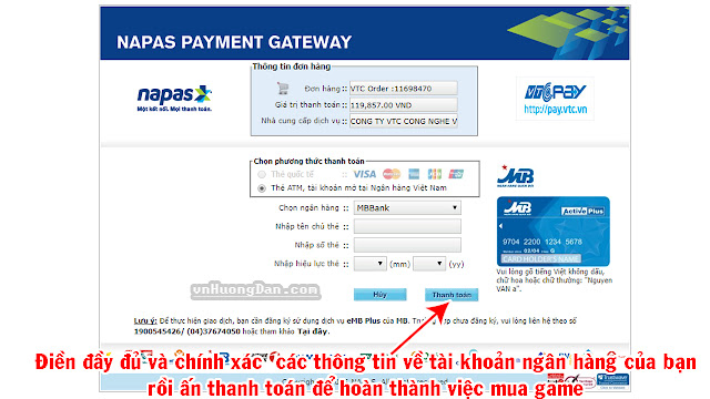 Hướng dẫn mua game trên Steam bằng thẻ ngân hàng Việt Nam