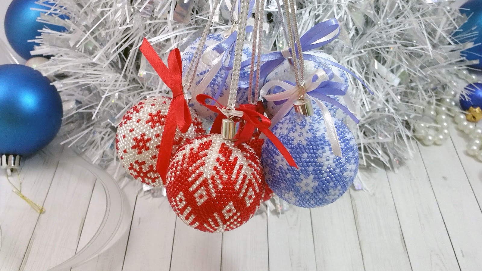 Christmas baubles for holliday tree