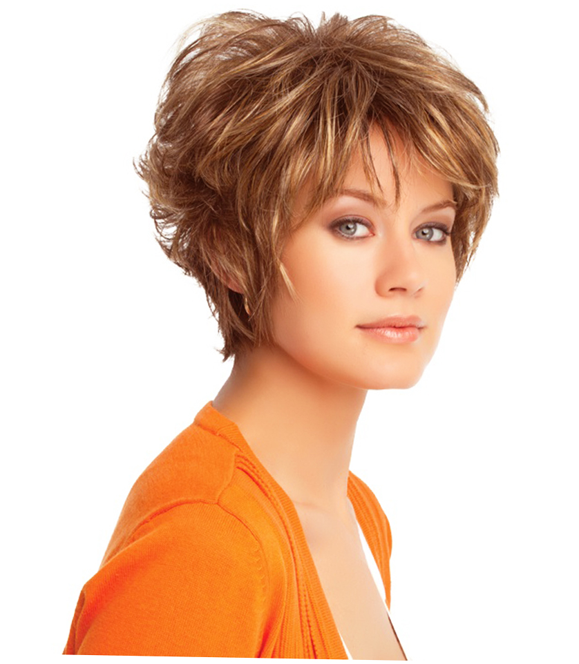 hairstyles mature round faces Short women for