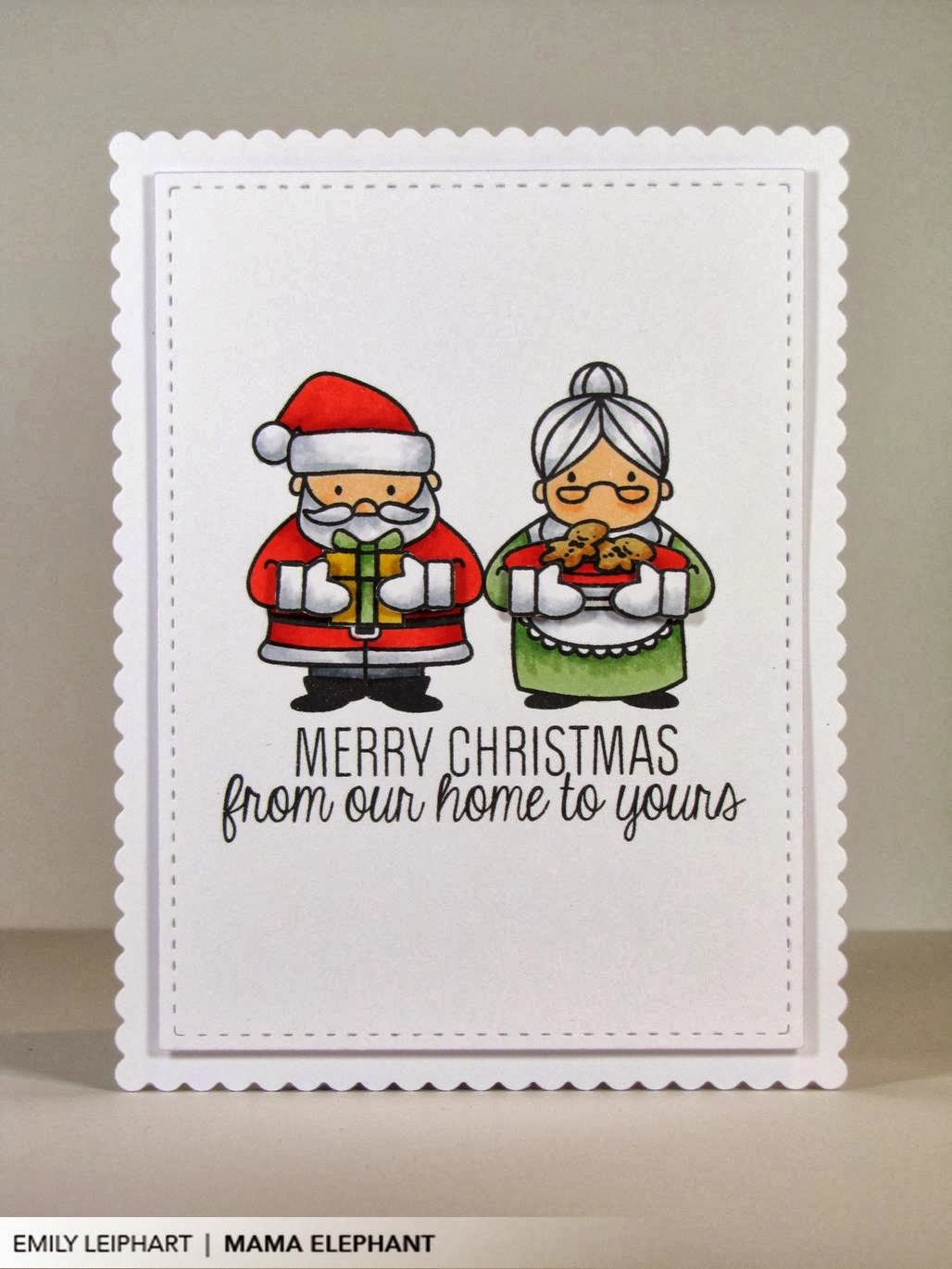 Art♥from♥the♥Heart: Mama Elephant Stamp Highlight: Cozy Christmas + Video!