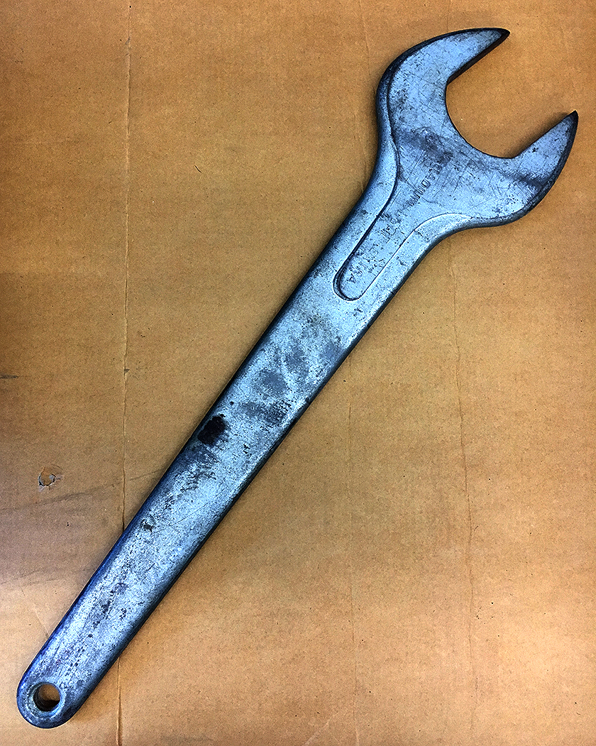 carchaeology USAG 55mm wrench (Before and After cleaning) USAG is