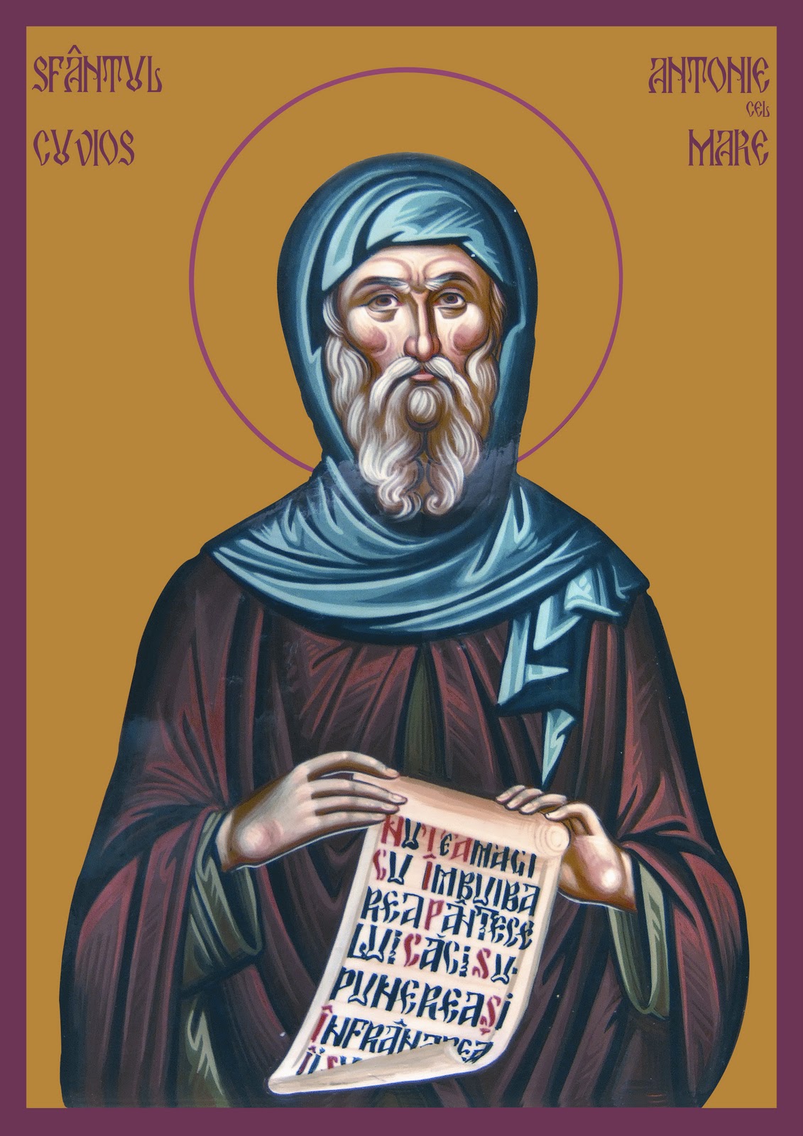 Icoane Ortodoxe Sf. Cuvios Antonie cel Mare