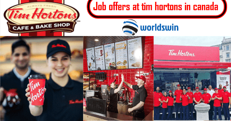 Ads Work Job Offers At Tim Hortons In Canada