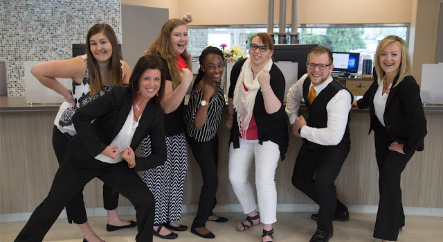 group of fun LMCU employees