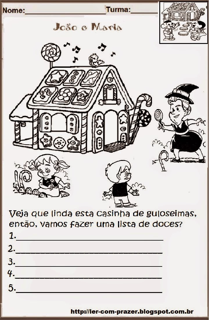 EDUCANDO E ENCANTANDO!!! João e Maria