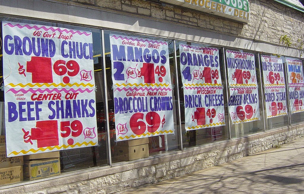 Expresh Letters Blog Paper Grocery Sign Painting