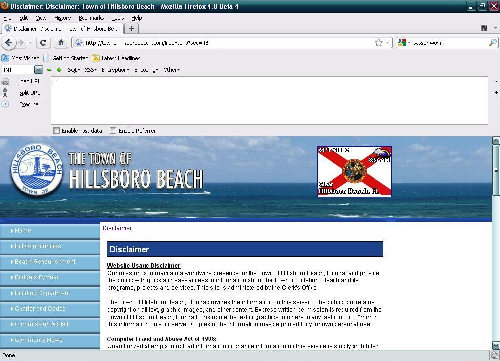 D3c0der how hillsboro beach website hacked 