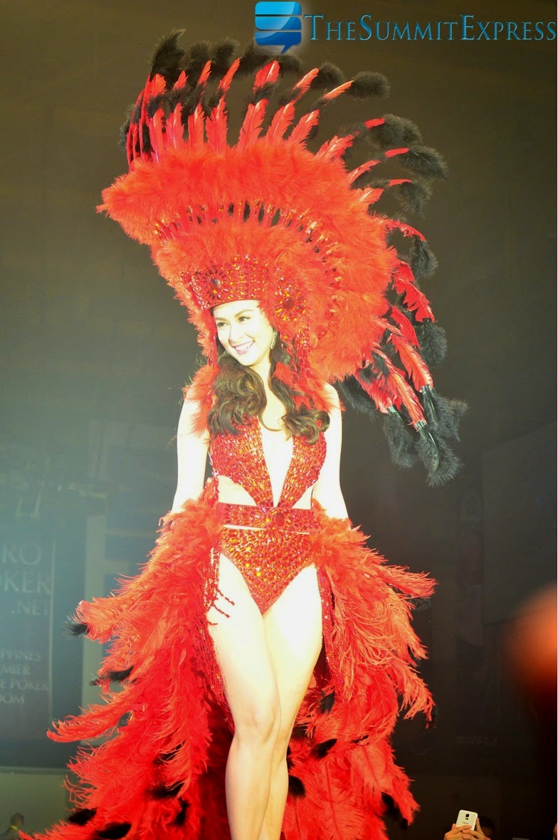 Marian Rivera walks down the runway at FHM Victory Party 2014