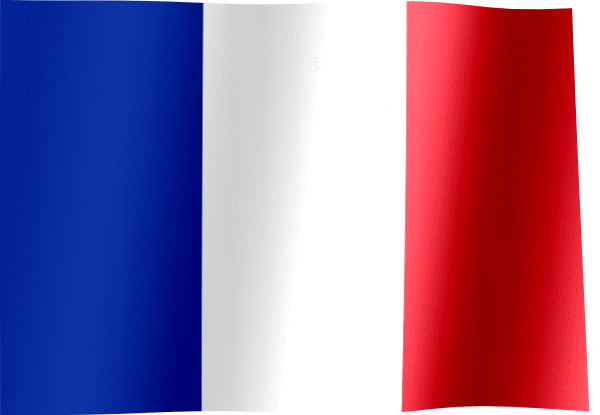 Waving Flag of France (Animated Gif)