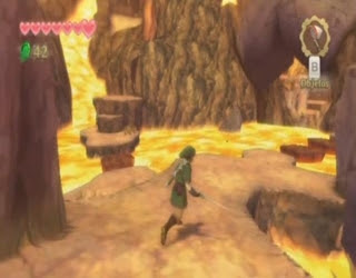 The Legend Of Zelda - Skyward Sword - Ladera volcán