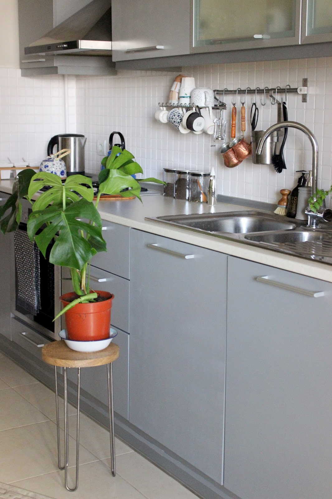 bi kagit bi makas mutfak yenileme dolap kapaklarini boyadim