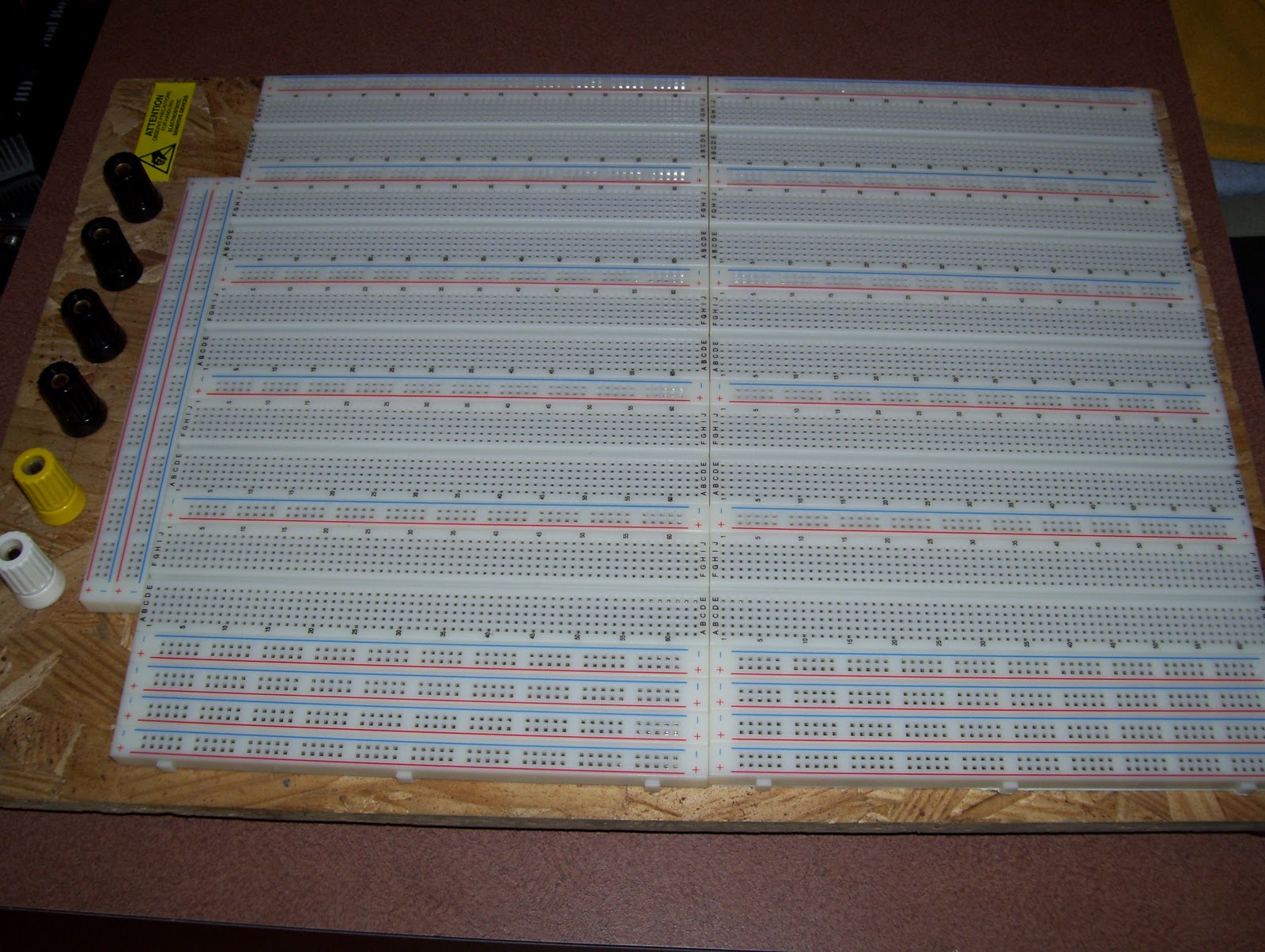 some assembly required Giant Breadboard