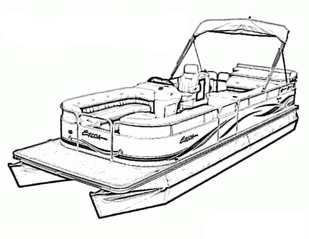 Police Boat Coloring Police Boat Coloring
