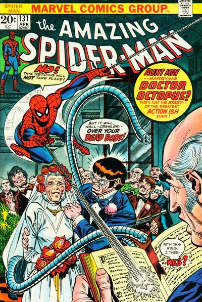 Amazing Spider-Man #131, Dr Octopus marries Aunt May