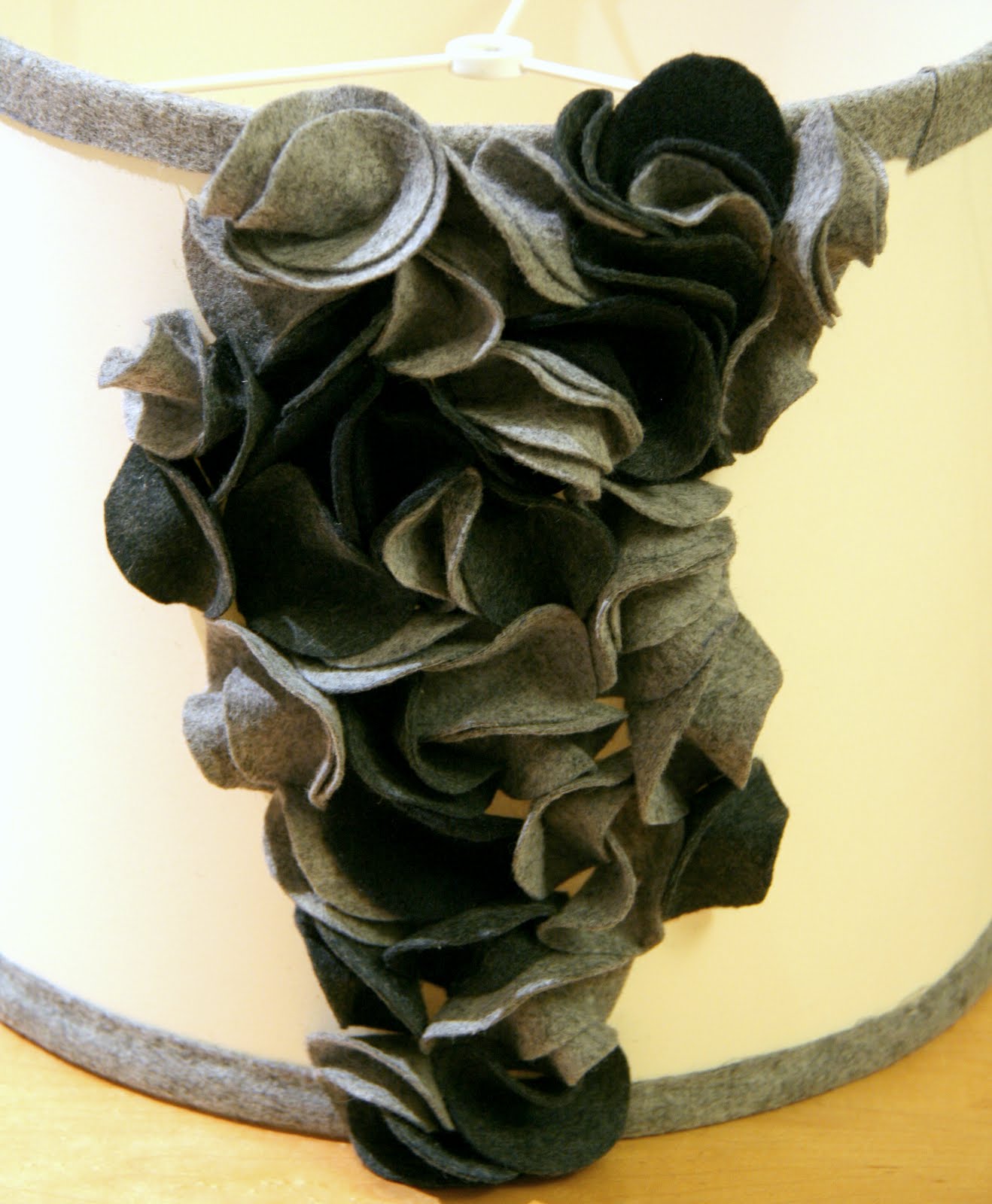 SwingNCocoa Felt Lampshade DIY