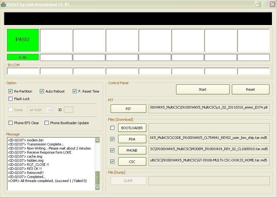 I9100 efs tar md5 download manager