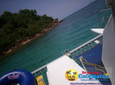 Proa del Catamaran en Mochima imagen Proa del Catamaran en Mochima