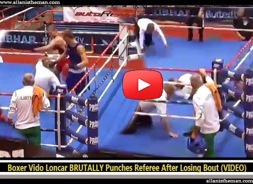 Boxer Vido Loncar BRUTALLY Punches Referee After Losing Bout (VIDEO)