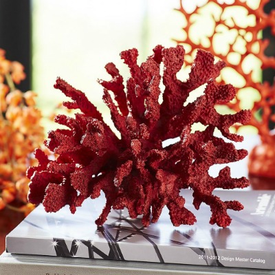 Red Coral Sculpture