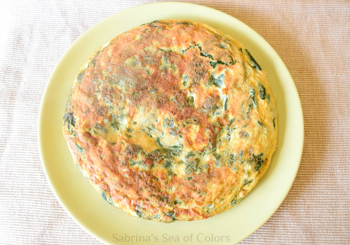 Tortilla de espinacas Sabrina´s Sea of Colors