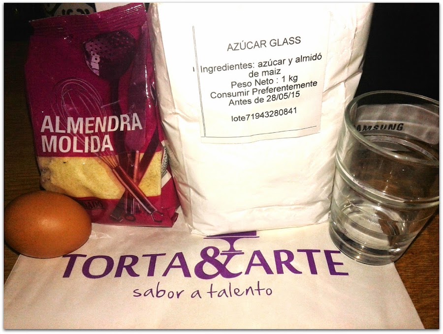 preparación de mazapanes caseros