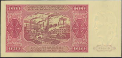 Polonia 100 Zlotych 1948 P# 139