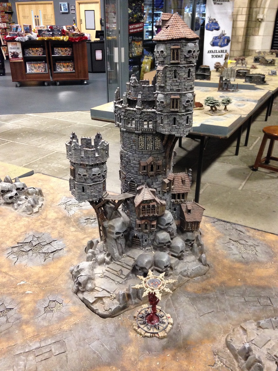 Warpstone Flux More Gaming Tables at Warhammer World