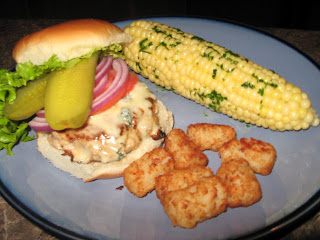 Turkey Burgers Corn and Tater Tots for $5.79