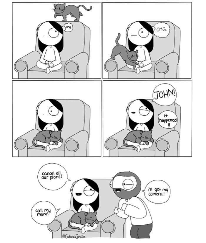 Girlfriend Draws Adorable Comics About Her Relationship. When Her Boyfriend Posts Them Online, They Go Viral Girlfriend Draws Adorable Comics About Her Relationship. When Her Boyfriend Posts Them Online, They Go Viral
